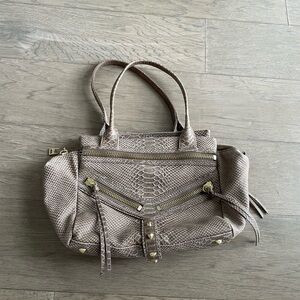 Vintage snakeskin botkier trigger bag